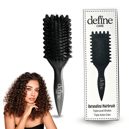 Define Care 3 in 1 Curl Defining Brush for Natural Curls, Detangling Define Curl Brush for Women & Mens!
